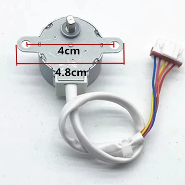 Alt view image 2 of 3 - Wall-Mounted 2P 12V Motor 30BYJ46-HX4 with 20cm Cable For Midea Air Conditioner Swing Blade Synchronous Motor SM-30-17-12-15