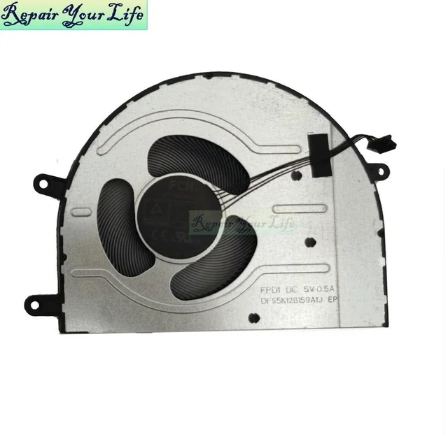 Main image of Laptop Cooling Fan for Flex 7 14IAU7 82VC, Flex 5 14IRU8 82Y0 5F10S14033 Notebook PC CPU Cooler Radiator FPD1