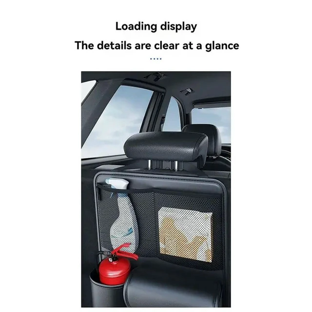 Alt view image 3 of 3 - Car Bag Universal Hanging Box For Seat Back Multi-Function For Easy And Organization