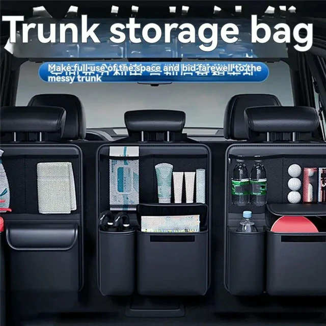 Alt view image 2 of 3 - Car Bag Universal Hanging Box For Seat Back Multi-Function For Easy And Organization