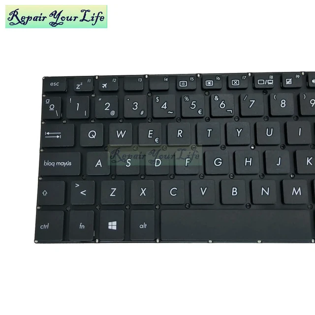 Alt view image 3 of 3 - Spain Notebook Spanish Keyboard for VivoBook Flip 15 TP501 TP501U TP501UA TP501UQ TP501UB SP Laptop Replacement Keyboards