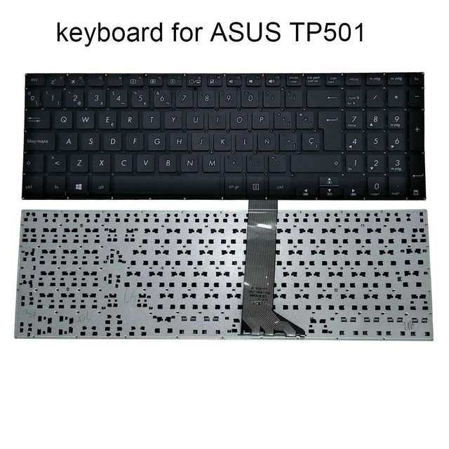 Main image of Spain Notebook Spanish Keyboard for VivoBook Flip 15 TP501 TP501U TP501UA TP501UQ TP501UB SP Laptop Replacement Keyboards