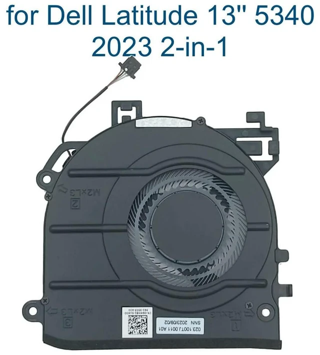 Main image of Laptop Cooling Fan for Latitude 13 5340 2-in-1 Notebook PC CPU Cooler Radiator EG50040S1-CU70-S9A 09WH82 023.100TJ.0011