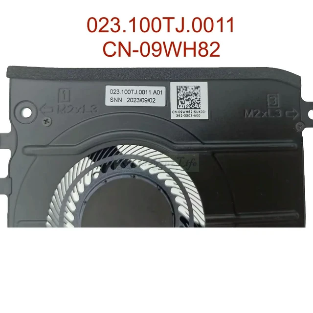 Alt view image 3 of 3 - Laptop Cooling Fan for Latitude 13 5340 2-in-1 Notebook PC CPU Cooler Radiator EG50040S1-CU70-S9A 09WH82 023.100TJ.0011