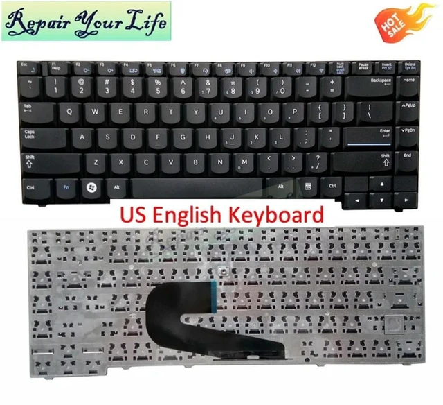 Main image of US English Keyboard for NP400B4B NP600B4B NP400B4B-S01 NP400B4C NP400B4C-A01UK NP200B4B SP LA Laptop Keyboard