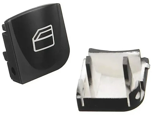 Alt view image 3 of 3 - 20X Window Switch Button Covers For Mercedes Benz W203 W208 Front Left+Right Window Switch Repair Button Caps