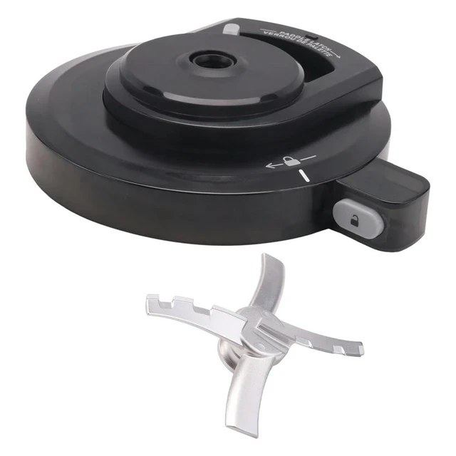 Alt view image 2 of 3 - Outer Bowl Lid and 301 Paddle for Ninja NC301 Ice Cream Maker,Reusable for Ninja Creami Replacement Accessories