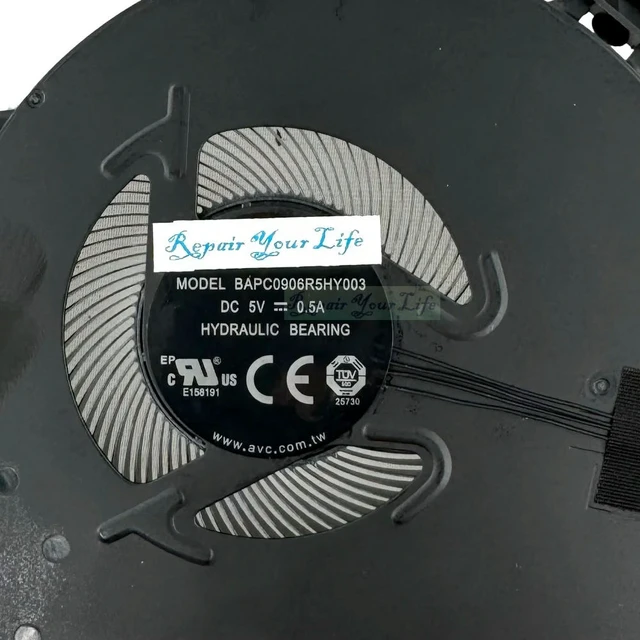 Alt view image 3 of 3 - 5F10S13937 CPU Cooling Fans For ThinkBook 15 G3 ITL 15G3 ACL 15 G2 ARE Laptop Cooler Radiator BAPD0906R5HY001 5F10S13936