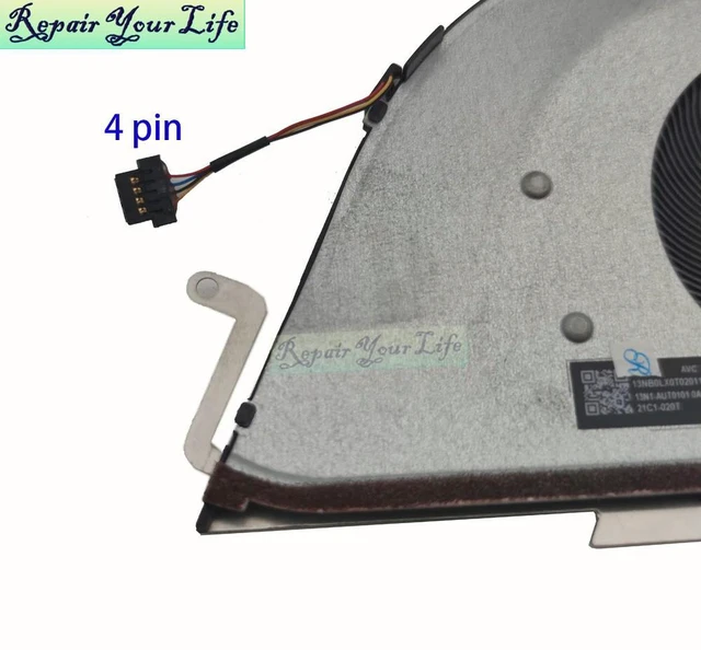 Alt view image 3 of 3 - Notebook Cooler CPU Fan For Vivobook X521 S533 M533 X521FL X521IA X521EQ S533FA M533UA BAPA1005R5HY002 13NB0LX0T02011 DC5V
