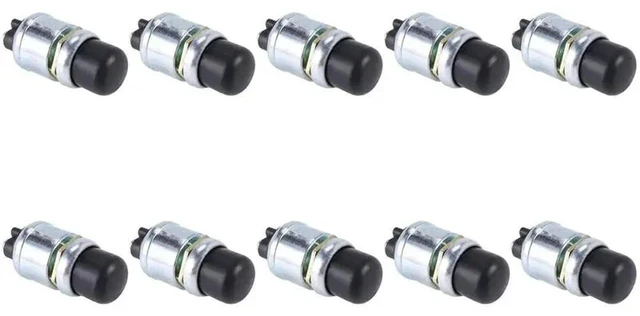 Alt view image 2 of 3 - 10X Engine Start Push Button Heavy-Duty Momentary Start Switch 12V Dc Weatherproof Push Button Start Switch(50 Amps)