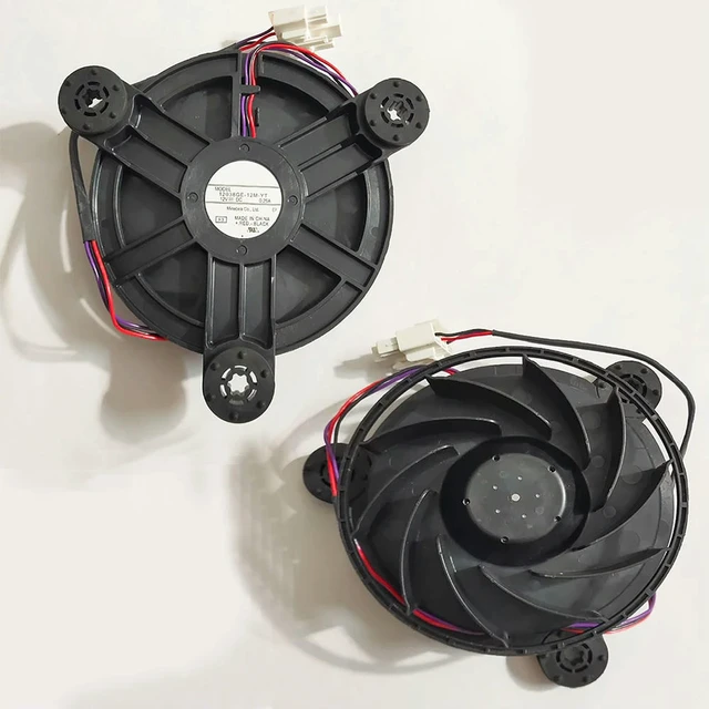 Alt view image 2 of 3 - 1 PCS 12V 0.26A Fan Motor Freezer Refrigerator Cooling Fan 12038GE-12M-YT DC12V 0.26A 3Lines for Refrigerator Fan Parts