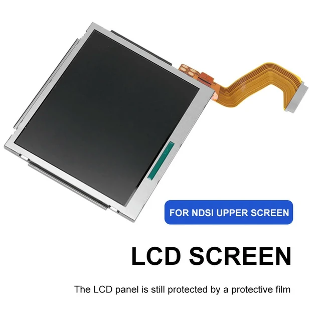 Alt view image 3 of 3 - LCD Upper Screen Lightweight Controller LCD Screen Easy Installation Top Upper LCD Screen Replacement Parts for NDSI