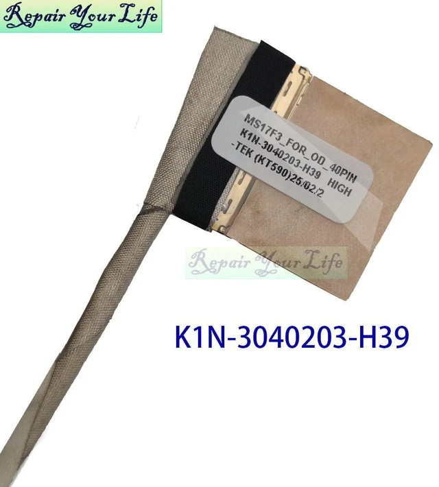Alt view image 3 of 3 - LCD Screen Cable For GF75 WF75 GF76 9SD 10UE 10TK 11UE MS17F3 MS-17L1 K1N-3040203-H39 Laptop EDP Video Display Screen Cables