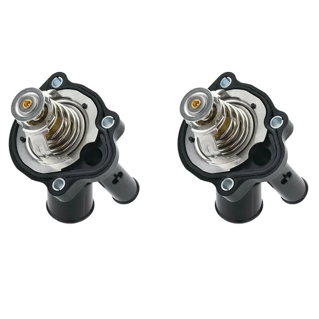 Alt view image 2 of 3 - 2X Thermostat Engine Coolant For Mazda Ford Escape Focus Fusion L33615170,48708