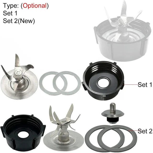 Main image of Replacement Blades Sealing Ring Base for Oster Juicer Six-Blades Gaskets Blender Repair Accessories