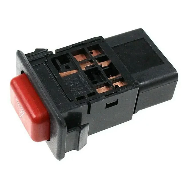 Alt view image 2 of 3 - 3X MB652291 Hazard Warning Lights Switch Push Button For Pajero Shogun MK2 1991-1995 1996 1997 1998 1999