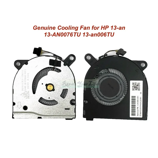 Alt view image 2 of 3 - CPU Laptop Cooling Fan Cooler For Pavilion 13-AN 13-AN0076TU AN006 TPN-Q214 ND55C03-18C15 L41283-001 Computer PC Fans Genuine