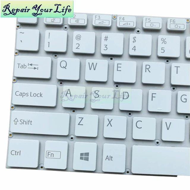 Alt view image 3 of 3 - Laptop Keyboard for SVF142C29U SVF142C29M SVF142C SVF142 SVF141 SVF1421E2E SVF1421L1E US English layout 149237321