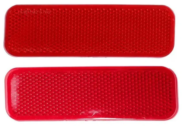 Main image of Side Marker Bumper Reflector 1 Pair Red For Ford Transit 2015- 2022 BK2Z13A565B, BK2Z13A565A Rear Bumper Light