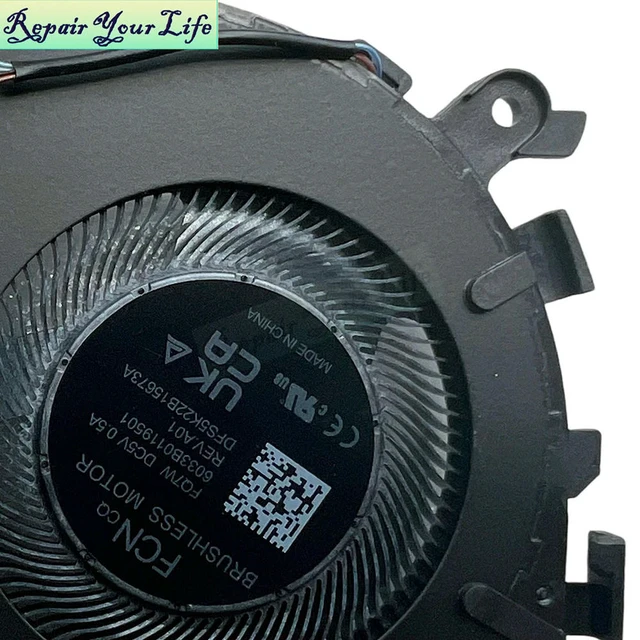 Alt view image 3 of 3 - CPU Cooling Fan For 14-EM 14-EP 240 245 G10 TPN-I141 I142 14-em0000 Notebook Cooler Fans 6033B0119501 DFS5K22B15673A N36314