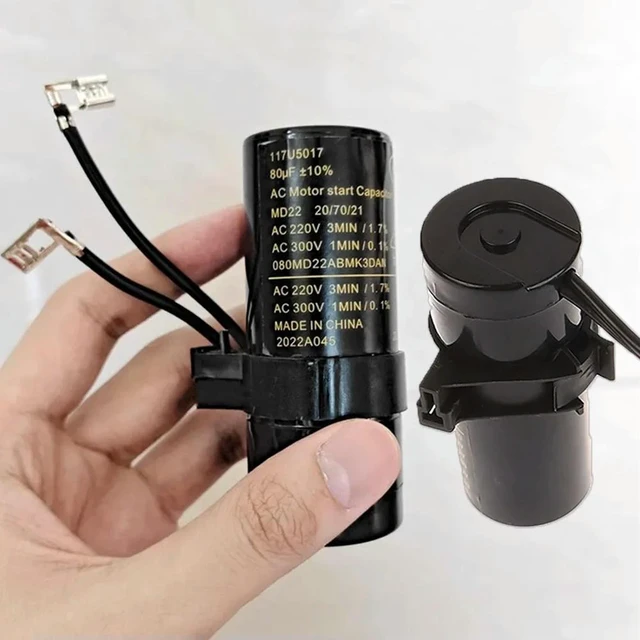 Main image of 117U5017 Refrigerator Display Fresh Freezer Compressor 80uF Heavy Hammer Starter Capacitor Refrigerator Starting Capacitor Parts