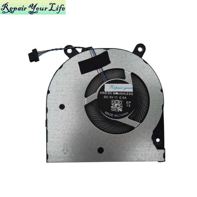 Alt view image 2 of 3 - CPU Cooling Fan Processor Radiator For Pavilion X360 14-DW 14M-DW 14T-DW TPN-I137 L96492-001 ND75C43-19H14 6033B0079201 DC5V