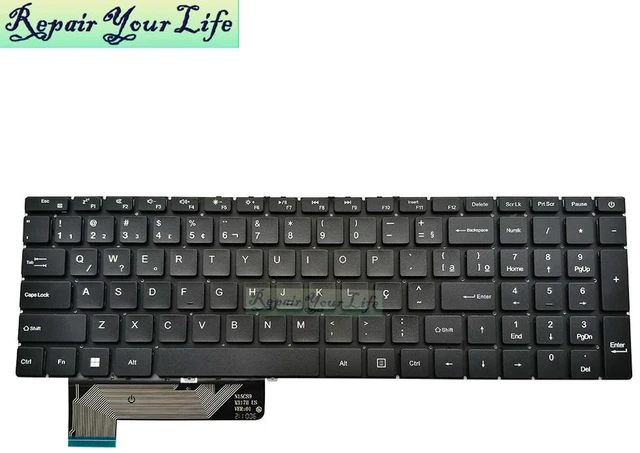 Main image of PT-BR Brazil Brazilian Keyboard For Gateway GWTN156-7 7BL GWTN156-7BK GWTN156-7GR GWTN156-7PR Ultra Slim 15.6 Notebook Teclado