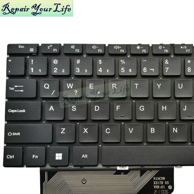 Alt view image 3 of 3 - PT-BR Brazil Brazilian Keyboard For Gateway GWTN156-7 7BL GWTN156-7BK GWTN156-7GR GWTN156-7PR Ultra Slim 15.6 Notebook Teclado