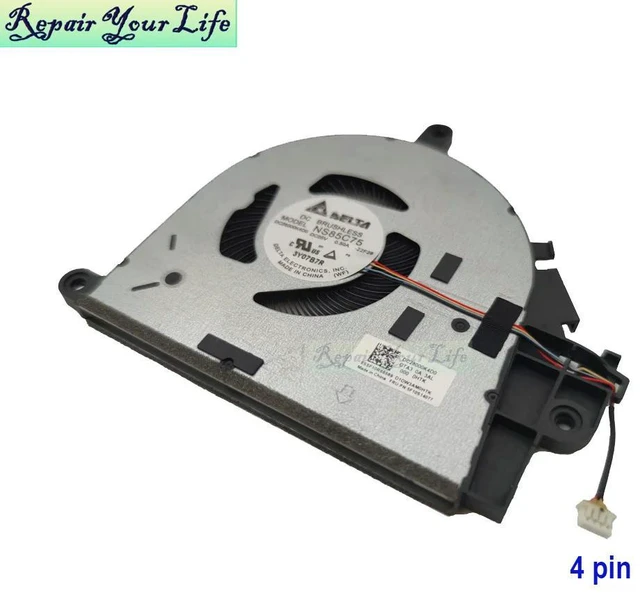 Alt view image 3 of 3 - Notebook PC CPU Cooling Fan For Slim 3 15IRH8 15IAH8 15IRU8 15IAN8 15ABR8 15AMN8 15IRU9 5F10S14078 NS85C75-22F28