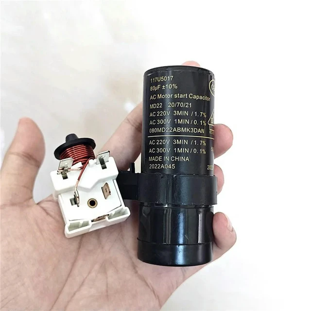 Main image of Refrigerator Freezer Danfoss Compressor SC15 21 SC18G Heavy Hammer Starter Capacitor 117U6019 5017