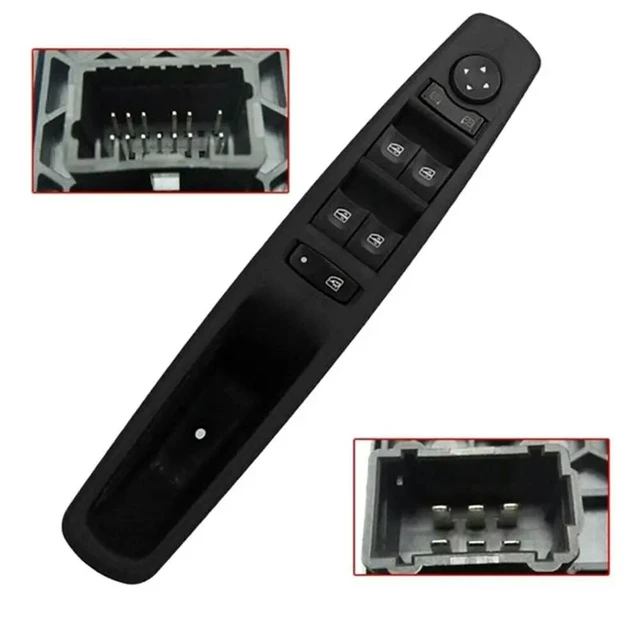 Alt view image 3 of 3 - Replacement Car Glass Lifter Switch Power Window Switch 25400-0008R 254000008R For Renault Fluence L30 Megane Laguna 2010-2016