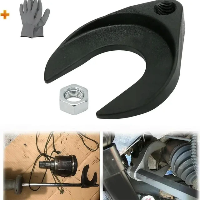 Alt view image 2 of 3 - CV Axle Removal Tool 48Mm With Nut For Slide Hammers With 5/8"-18 Threads CV Joint Axle Removing Tool