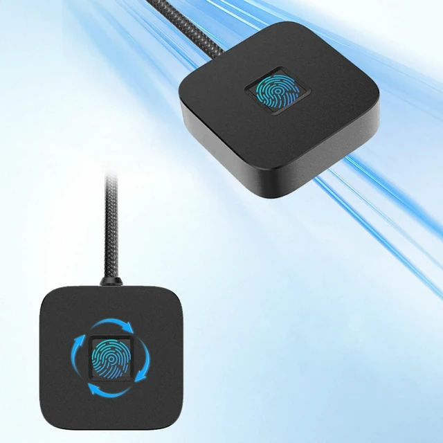 Alt view image 2 of 3 - Fingerprint with 5ft Cable For Hello Fingerprint Reader Biometric Fingerprint Login Reader for 10/11