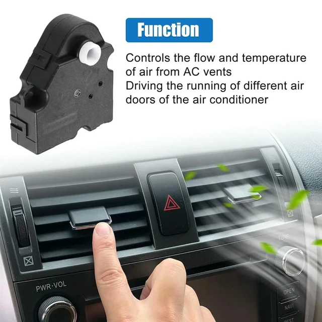 Alt view image 3 of 3 - Air Door Actuator HVAC For Chevy Silverado Tahoe GMC Envoy Yukon Heater Blend 52402588 16163982 89018365