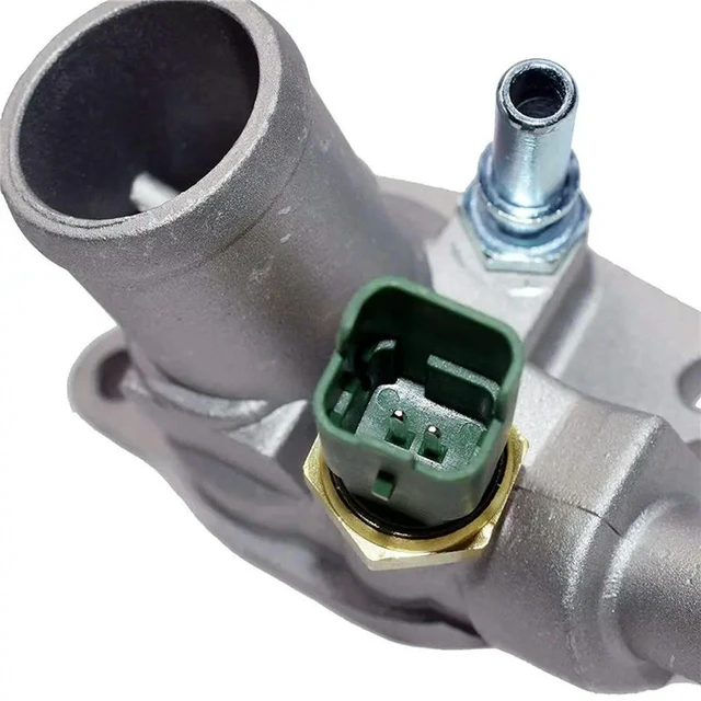 Alt view image 2 of 3 - 2X Engine Coolant Thermostat Car Thermostat 55202176 55194029 For Fiat Grande Punto