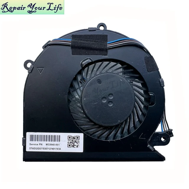 Alt view image 2 of 3 - Notebook Cooler CPU Fan For Pavilion 15-CU 15-CU000 TPN-Q209 L26237-001 M33940-001 NS85B00-20D17 17K20 Cooling Radiator Fans