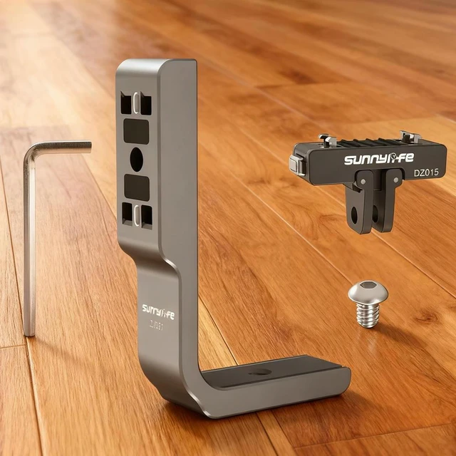 Alt view image 2 of 3 - L-Shaped Horizontal Vertical Aluminum Alloy Bracket Adapter Adapter Border Compatible for X5 X4 Accessories