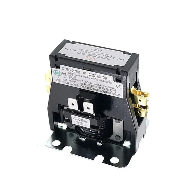 Alt view image 3 of 3 - 1Pcs CJX9B-25S/D 220-240VAC Air Conditioner Coil Magnetic Contactor for Gree AUX Air Conditioning AC Contactor Compressor Parts