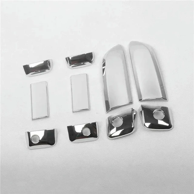 Alt view image 3 of 3 - 30Pcs Car ABS Chrome Door Handle Bowl Insert Frame Overlay Panel For Toyota Hiace 2005-2015 Car Styling