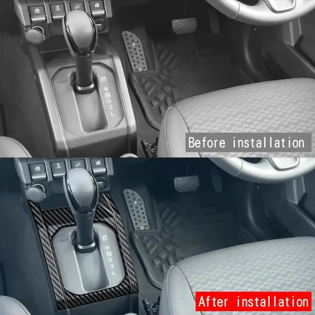 Alt view image 3 of 3 - Car Gear Shift Panel Outer Frame Interior Accessory Kit For Jimny Nomade 2025