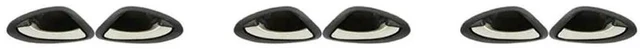 Main image of 6X Black Color Car Inner Door Handle Interior Handles For HONDA FIT JAZZ CITY GD 2003-2008 72160-SEN-H11 72120-SEN-H11