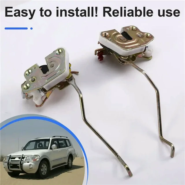 Alt view image 3 of 3 - For Mitsubishi Pajero Montero II 1990-2004 MB669131 MB669132 Front Door Latch Lock V31 V32 V33 V34 V36 V43 V44 V45 V46