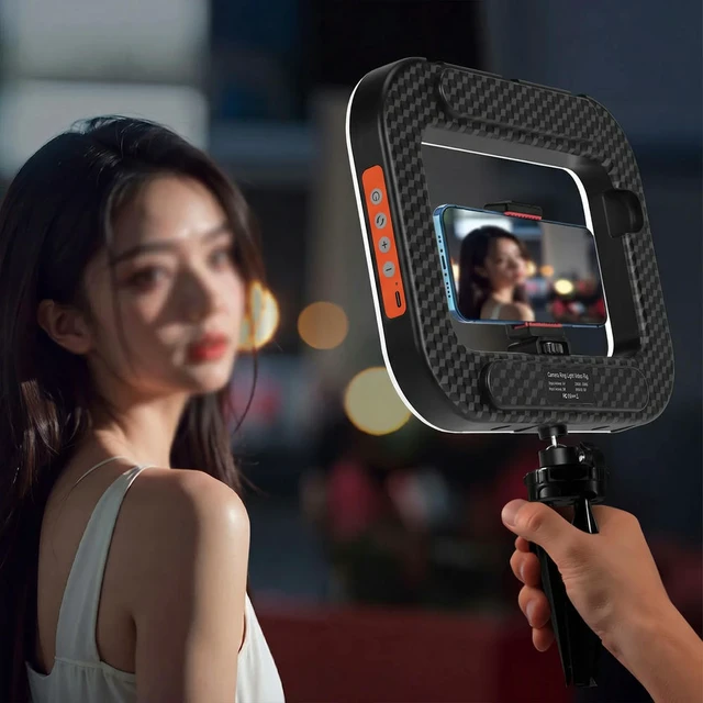 Alt view image 2 of 3 - phone Video Rig Lamp Multi-Purpose Charging Photography Light Adjustable Bicolor Photography Fill Lamp for Live Broadcast