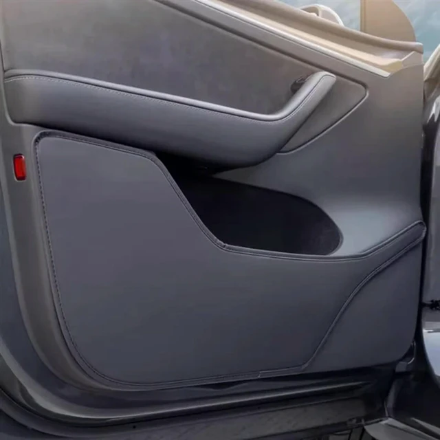 Alt view image 3 of 3 - For Tesla Model Y Juniper 2025 Car Door Anti-Kick Pads & Side Panel Protector Anti-Scratch Interior Accessories