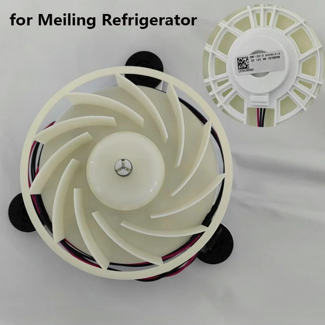 Main image of 1 PCS Refrigerator Fan Motor ZWF-30-3 12V Refrigeration Zwf 30 3 Fan for Meiling Refrigerator Cooling Fan Freezer Parts