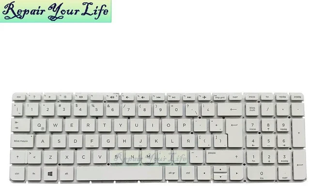 Alt view image 2 of 3 - Latin Spain Laptop Keyboard For Pavilion 15-AC 15-AF 15-AJ 15-AY 15-AC000 250 255 256 G4 TPN-C125 C122 SN7145W SG-81310-29A