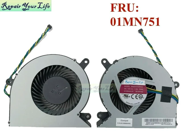 Main image of 01MN751 All-in-one PC Cooler CPU Cooling Fan For Ideacentre AIO 3 21ITL7 F0GV 22IAP7 F0GG 24IAP7 F0GH BAZA1018R2U P004