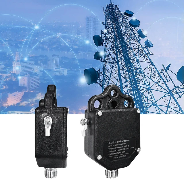 Alt view image 2 of 3 - HF End Fed Antenna 1MHz To 30MHz Half-Wave Radio Antenna 100W Power for Outdoor