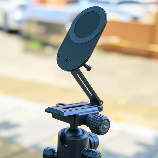 Alt view image 2 of 3 - Folding Magnetic Phone Holder Foldable Cell Phone Stand Desktop Phone Holder for 16 15 14 13 12