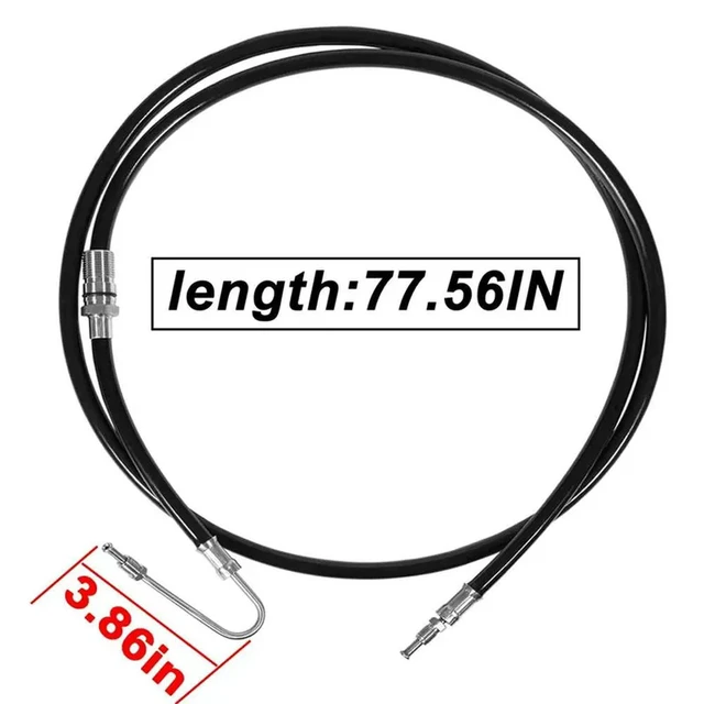 Alt view image 2 of 3 - Replacement Line For Volvo Penta DPH DPR Stern Drive- Power Trim Pump Hydraulic Hose Part Numbers 21721548 3809559 ORB22300